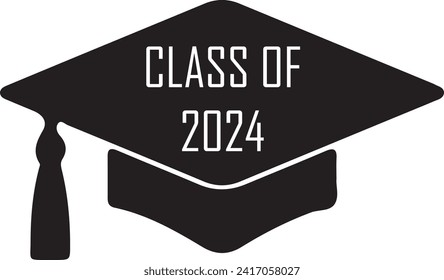 Class of 2024 in cap