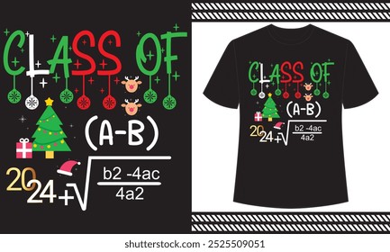 Class of 2024 Grad Math Geek Funny Pi Senior Graduation t shirt design