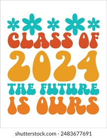 class of 2024 t shirt Design Graduation  Bundle, Proud Graduate 2024 , Senior 2024, Class of 2024