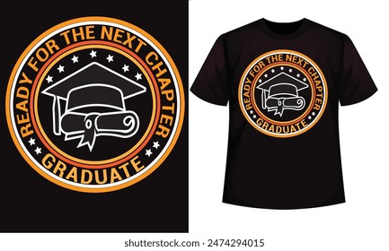 Class of 2024 t-shirt design, high school or college graduate event or party t-shirt Design, Graduation T-Shirt Design.