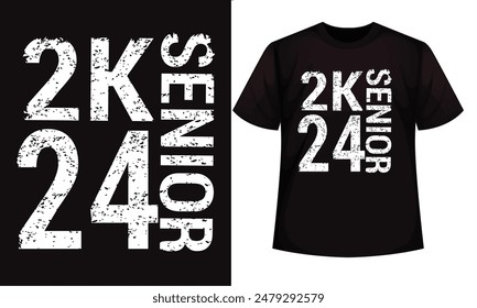 Class of 2024 t-shirt design, high school or college graduate event or party t-shirt Design, Graduation T-Shirt Design.