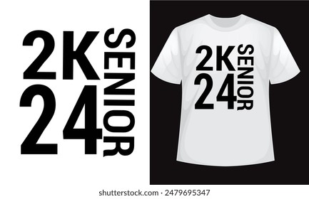 Class of 2024 t-shirt design, high school or college graduate event or party t-shirt Design, Graduation T-Shirt Design.