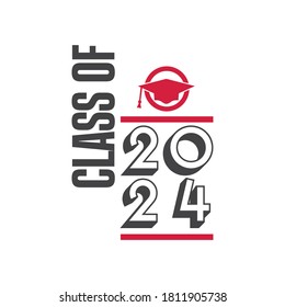 Class Of 2024 Vector T Shirt Design