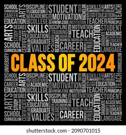 Class 2024 Word Cloud Collage Education   Class 2024 Word Cloud Collage 260nw 2090701015 