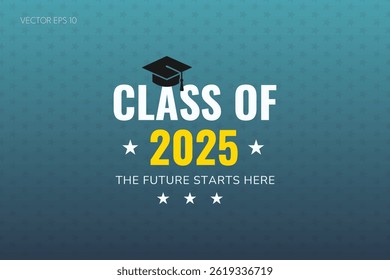 Class of 2025 Bright Future Starry Celebration Poster