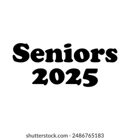 Class of 2025 design, College t-shirt design printable text vector	
