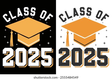 Class of 2025 Graduate Typography Print Design, Educational Typography Design, Educational Motivational Tee Design, EPS