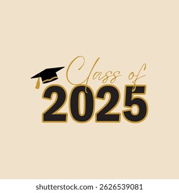 Class of 2025 – Graduation Typography Design for Students