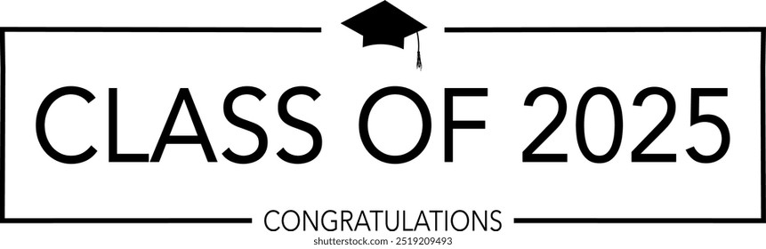 Class of 2025 Label Background