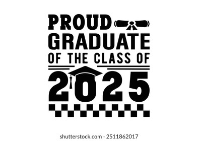 Class of 2025 png, Graduation eps, Senior 2k25 eps, Graduation T shirt, silhouette, Christmas eps, Cut File Cricut, Education Hand drawn lettering, vector illustration of a graduating class of 2025