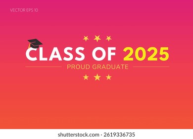 Cartaz de celebração de pós-graduação de 2025