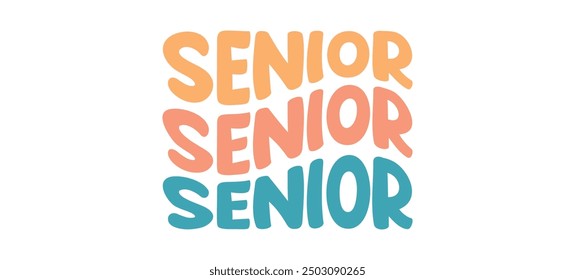 Class of 2025 Quote Typography Illustration Graduation Greeting Card Vector Design