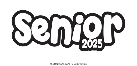 Class of 2025 Quote Typography Illustration Graduation Greeting Card Vector Design