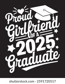 Class of 2025 Senior Graduation Vector. Finally Graduate, College Grad, Grad School Design for Posters, Mugs, Apparel, and Clothing Prints. Perfect for Graduation Celebrations and Gift Ideas