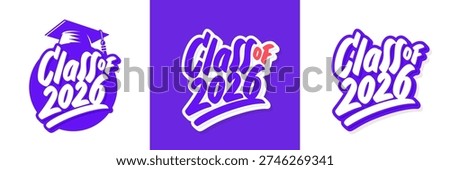 Class of 2026 Graduation Lettering Set