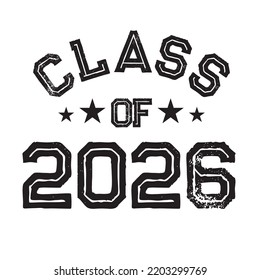 Class 2026 T Shirt Design Vector Stock Vector (Royalty Free) 2203299769 ...