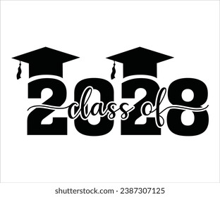 Class Of 2028 T-shirt, Graduation, Senior 2028 Class of 2028, studio.3, Cut files for Cricut, Silhouette, Clipart, Instant Download