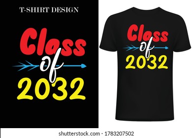 class of 2030 t-shirt . back to school. 1st day of school t-shirt design.