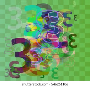 class 3 Number at template, freedom around fair card
