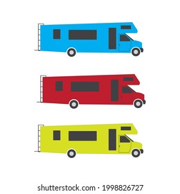 class C RV vector design for logo shape