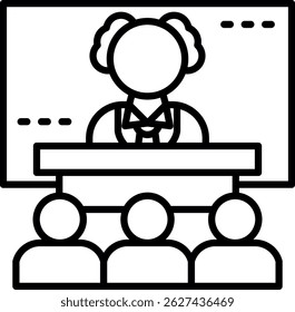 Class Creative Vector Icon Design