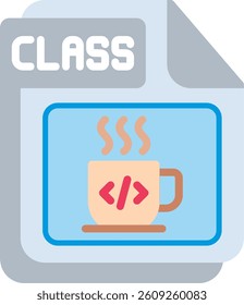 CLASS Flat Illustration Vector Design