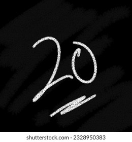 Class grades of white background style and chalk chalkboard style ranging from numbers 0 10 20 30 40 50 60 70 80 90 100