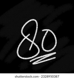 Class grades of white background style and chalk chalkboard style ranging from numbers 0 10 20 30 40 50 60 70 80 90 100