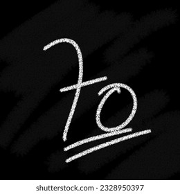 Class grades of white background style and chalk chalkboard style ranging from numbers 0 10 20 30 40 50 60 70 80 90 100