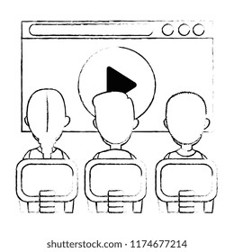 class with media player in display