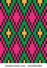 Class Modern Argyle Seamless Print