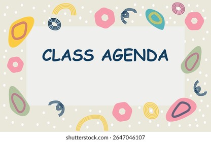 Classe, Sala de aula, Agenda de aula, Conhecimento para todos, conjunto de vetores para agenda de aula, Pressão acadêmica