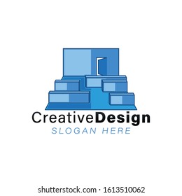 class room logo Ideas. Inspiration logo design. Template Vector Illustration. Isolated On White Background