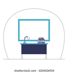 class room scene icon
