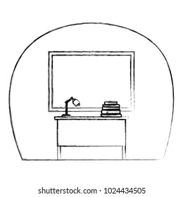 class room scene icon