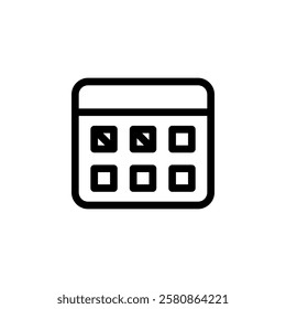 class schedule icon vector design template