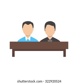 Class, school, teacher icon vector image. Can also be used for activities. Suitable for use on web apps, mobile apps and print media.