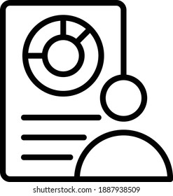 class tutor presentation avatar with pie chart 