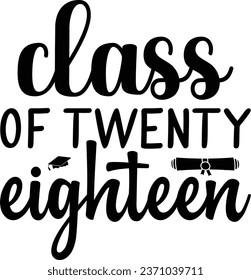 Class of Twenty Eighteen Graduation Design
