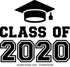 Class Year 2020 Twenty Stock Vector (Royalty Free) 1636455646 ...