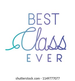 class of the year hand made font
