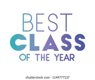 class of the year hand made font