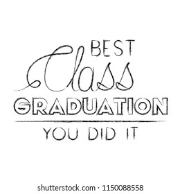 class of the year hand made font