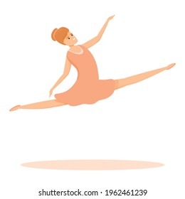Classes ballerina icon. Cartoon of Classes ballerina vector icon for web design isolated on white background