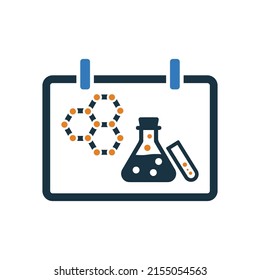 classes, science, education icon. Simple vector illustration isolated on a white background.