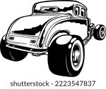 Classic 1932 Coupe Vector Illustration
