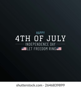 classic 4th of july independence day vector let freedom ring