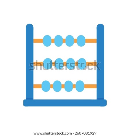 Classic Abacus Counter Icon Design. Design of Fitness and Gym Icons.