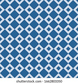 Classic abstract monochromatic design seamless patterns. A seamless vector background. blue ornament. Graphic modern pattern. Simple graphic design.