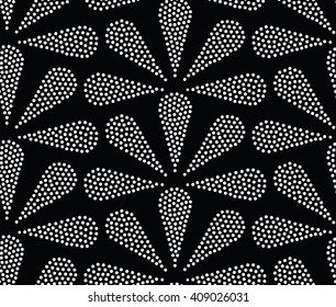 Classic abstract Seamless geometric pattern. Vector illustration. Design in classical simple pointillism style
